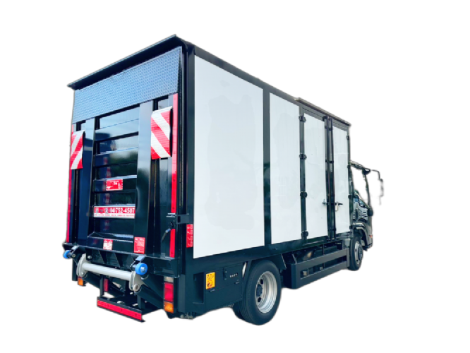 3.5噸~6.2噸 四缸/五缸 尾門客製鋁塑車廂尾門當門